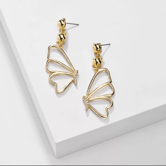 Anthropologie Jewelry - HOST PICK‼️ New Dangle Antro Butterfly Earings